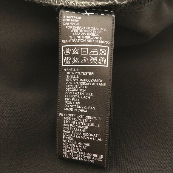 Black Sleeveless Polka Dot Sheer Mesh Yoke Top Forever 21 Size Medium Elegant - Picture 9 of 12